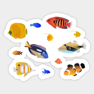 Marine fish Sticker